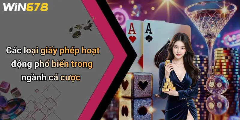 Giấy Phép Hoạt Động 3 Các loại giấy phép hoạt động phổ biến trong ngành cá cược